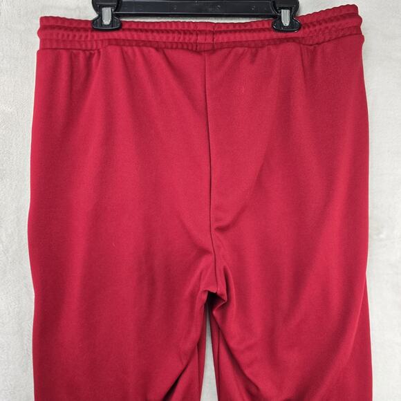 GAP Track Pants Size XL Red Striped Tricot Straight Moonstone Baggy Wide Leg - Picture 7 of 12